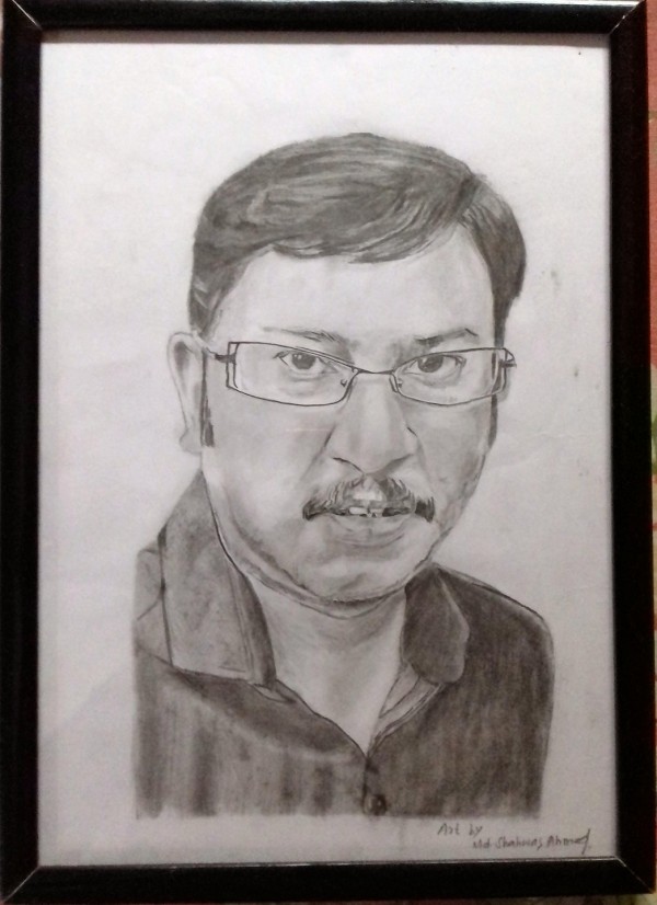 Pencil Sketch Of Teacher - DesiPainters.com