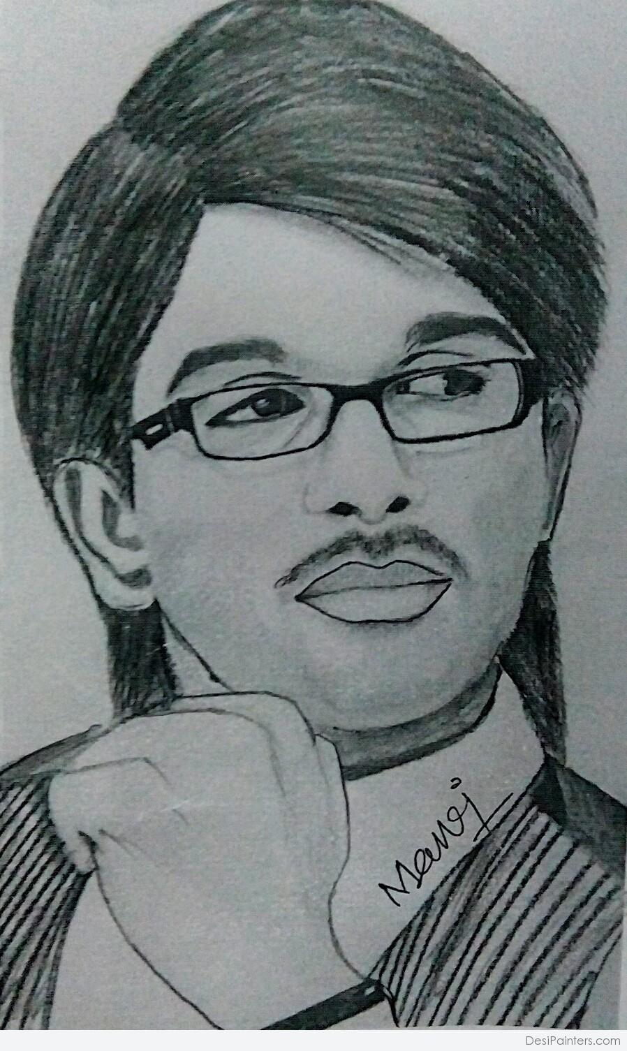 Allu Arjun | Black pen sketches, Sketchbook art inspiration, Celebrity art-saigonsouth.com.vn