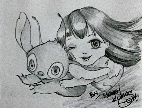 Awesome Pencil Sketch Of Cartoon