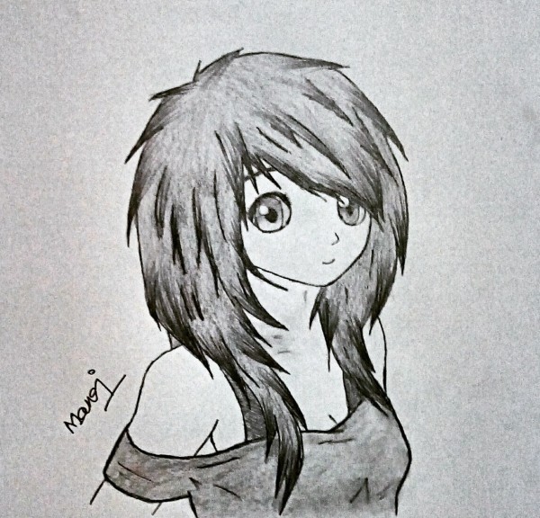 Lovely Pencil Sketch Of Cartoon