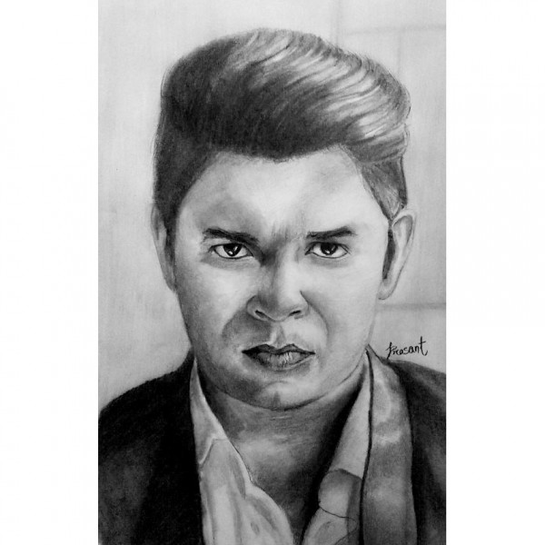 Pencil Sketch Of Ankit Tiwari