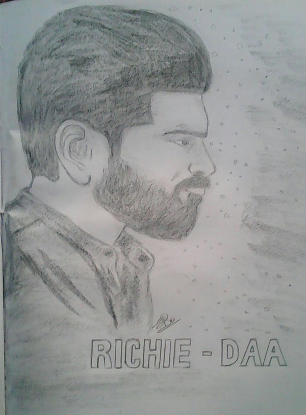 Pencil Sketch Of Nivin Pauly