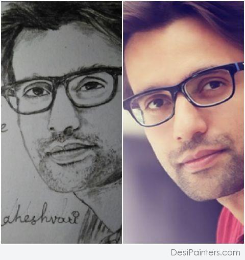 Pencil Sketch Of Famous Sandeep Maheshwari - DesiPainters.com