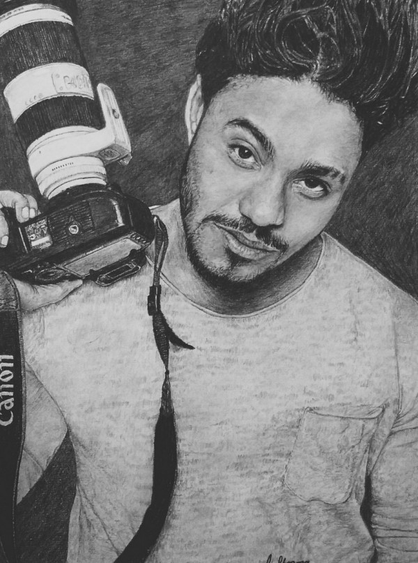 Beautiful Pencil Sketch Of Raftaar