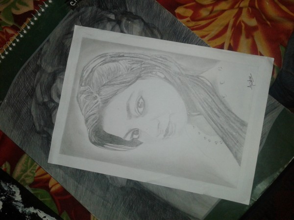 Pencil Sketch Of Sonam Verma