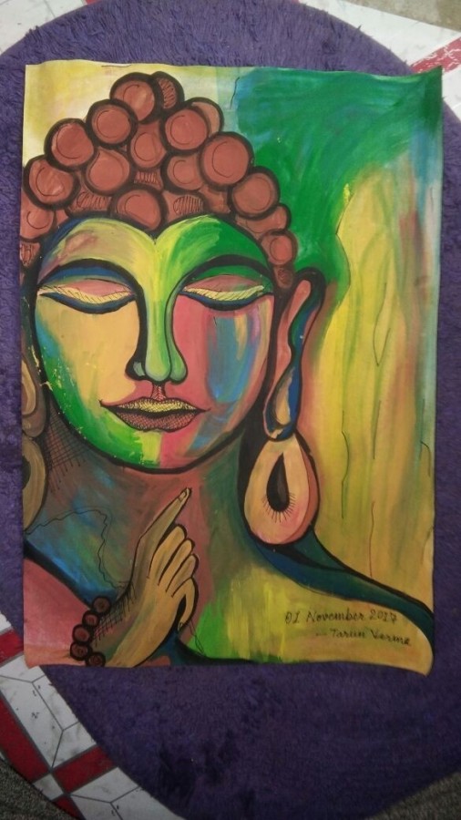 Best Oil Painting Of Lord Buddha - DesiPainters.com