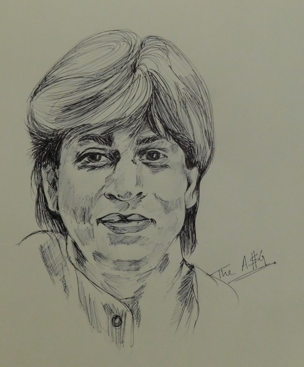 Great Pencil Sketch Of Shah Rukh Khan