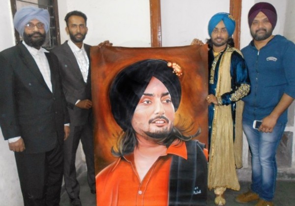 Oil Painting Of Sufi Singer Satinder Sartaj - DesiPainters.com