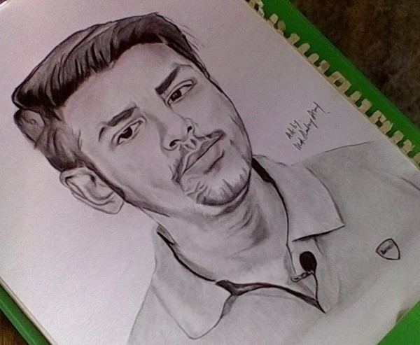 Pencil Sketch Of A Famous YouTube “Abhisek Sagar” - DesiPainters.com