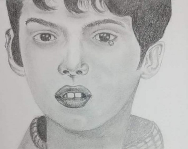 Pencil Sketch Of Darsheel Safary