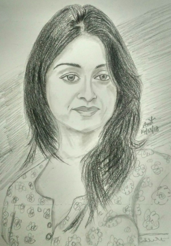 Wonderful Pencil Sketch Of Ileana D’Cruz - DesiPainters.com