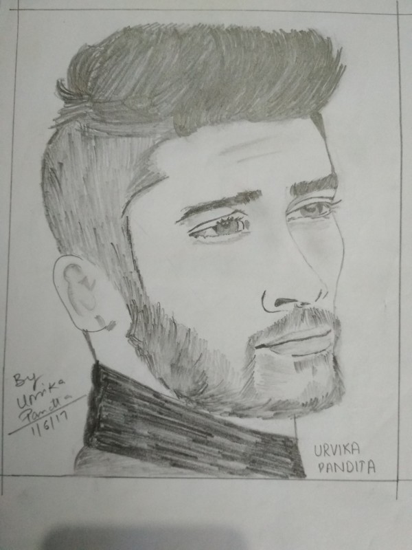 Awesome Pencil Sketch Of Zayn Malik