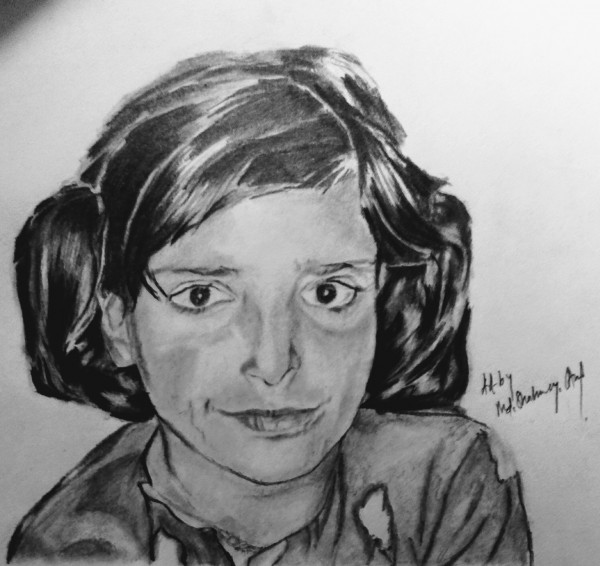 Pencil Sketch Of Ashifa - DesiPainters.com