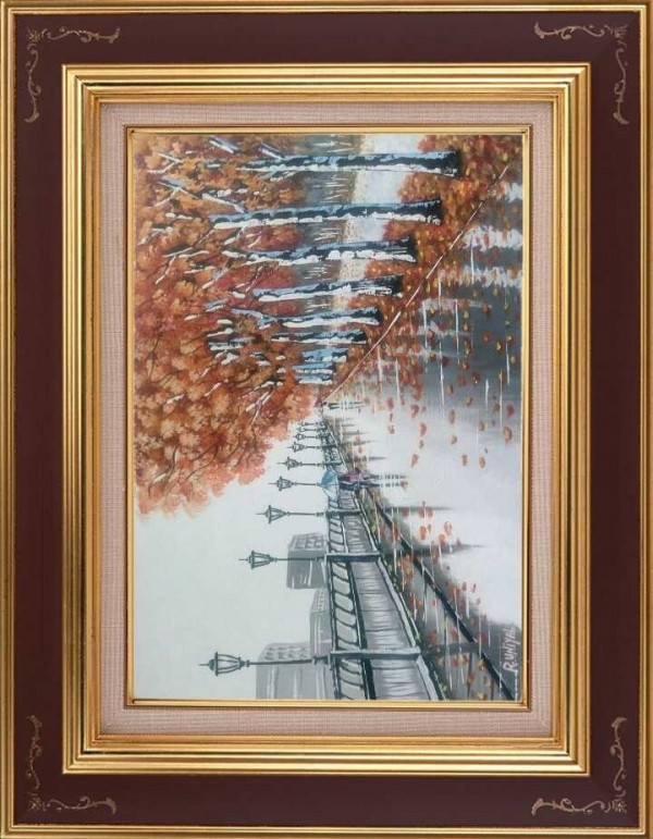 Autumn Acryl Painting By Rajesh Uniyal