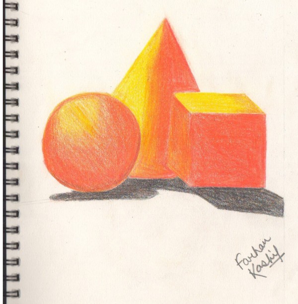 Pencil Color Of Composition