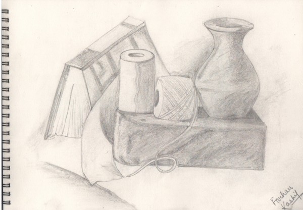 Classic Pencil Sketch Of Composition