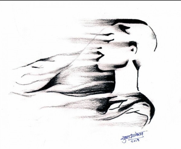 Wonderful Pencil Sketch By Suyash Bhalero - DesiPainters.com