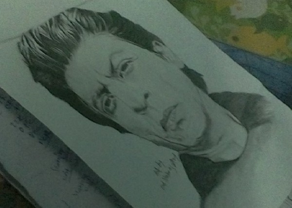 Penci Sketch Of Shah Rukh Khan - DesiPainters.com