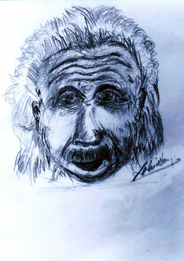 Pencil Sketch Of Albert Einstein