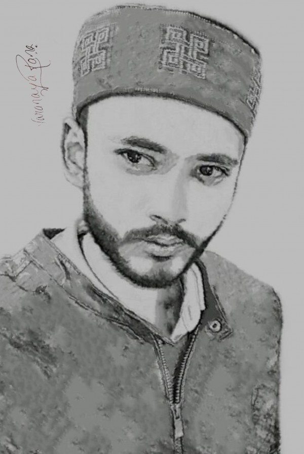 Self Portrait Of Varanaya Rana - DesiPainters.com