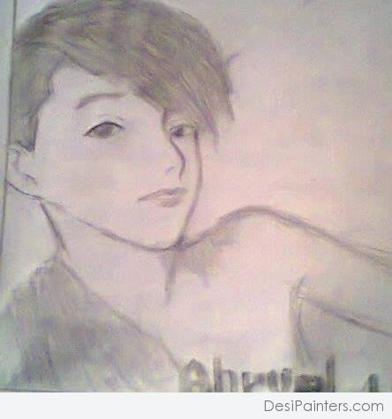 Pencil Sketch Of Boy By Ariel Aquino - DesiPainters.com