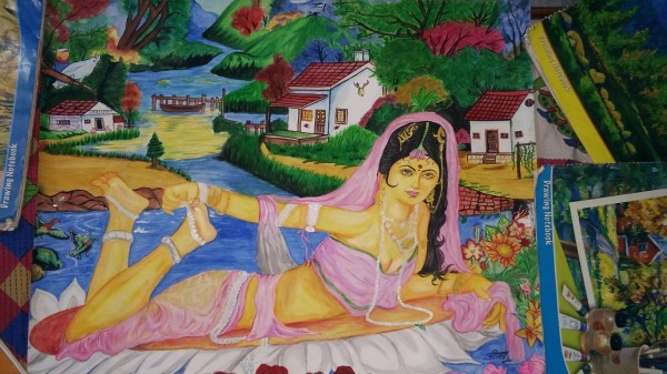 Beautiful Watercolor Painting Art By Ankit Yadav - DesiPainters.com