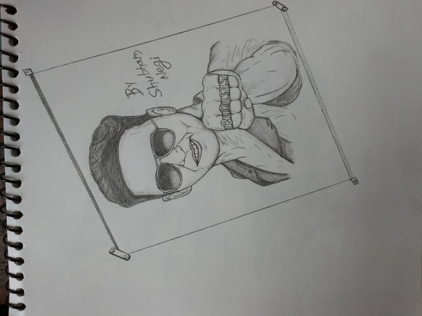 Amazing Pencil Sketch Of Akshay Kumar - DesiPainters.com