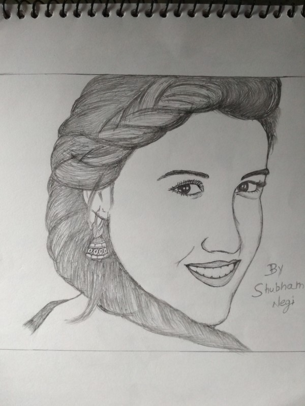 Pencil Sketch Of Parineeti Chopra - DesiPainters.com