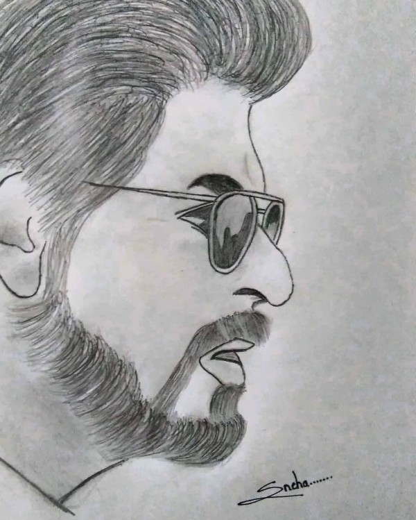Superb Pencil Sketch Of Shah Rukh Khan