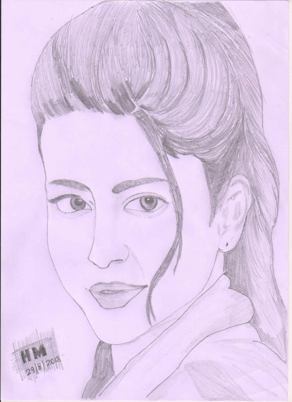 Superb Pencil Sketch Of Shruti Hassan