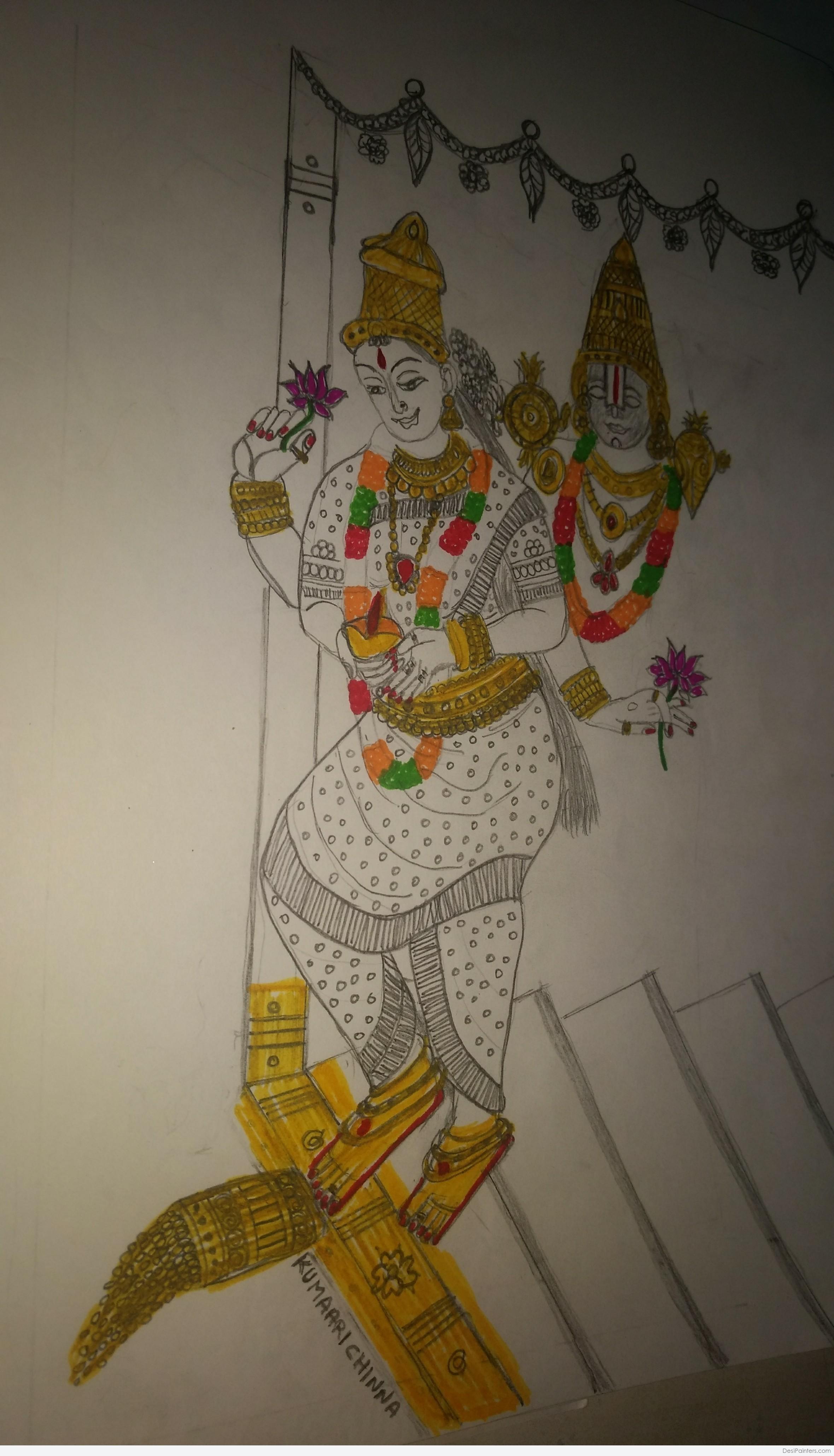 Featured image of post Easy Pencil Drawings Of Lord Venkateswara - Color draw drawing kids pencil sketching tutorials how art mlspcart.