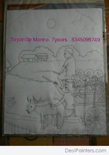 Pencil Sketch Art By Sayandip Mann
