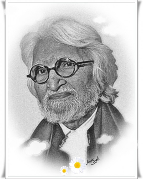 Great Digital Painting Of M. F. Hussain - DesiPainters.com