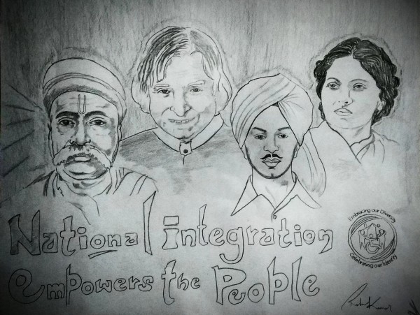 Great Pencil Sketch Of Freedom Fighters By Rahul Jaiker