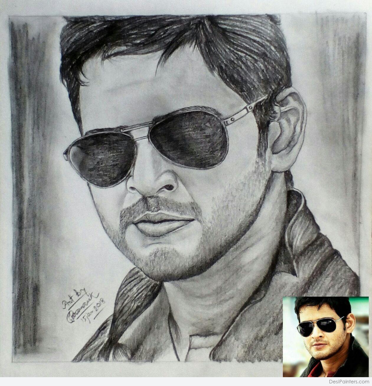 Mahesh Babu Pencil Drawing