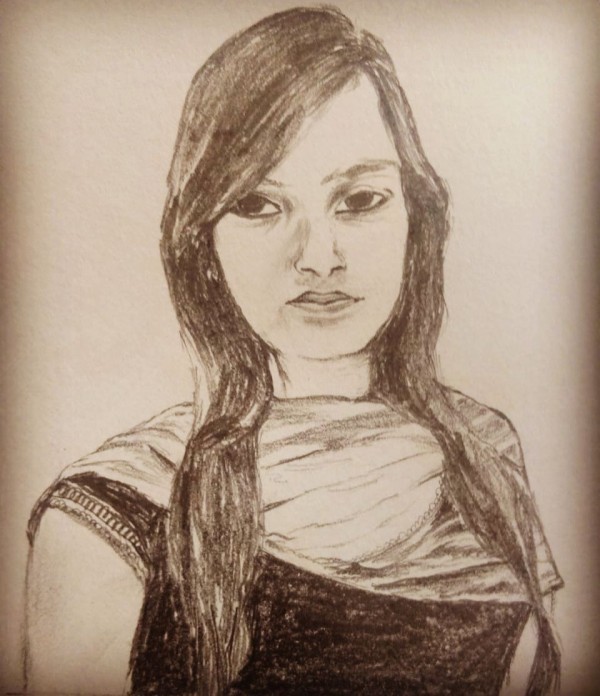 Pencil Sketch Of My Friend By Tarun Verma