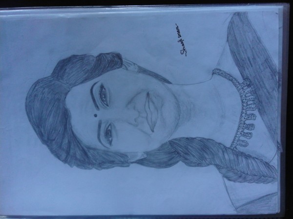 Pencil Sketch Of Actress Samantha - DesiPainters.com