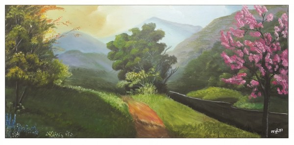 Great Oil Painting Of Scenery - DesiPainters.com