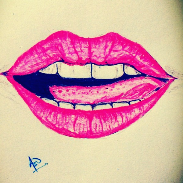 Amazing Pencil Color Of Lip - DesiPainters.com