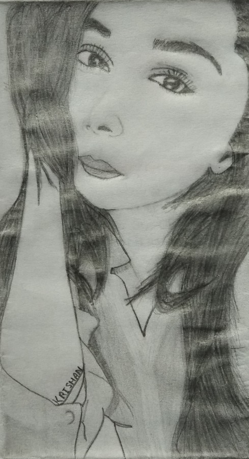 Pencil Sketch Of My Best Friend By Krishan Varathe - DesiPainters.com