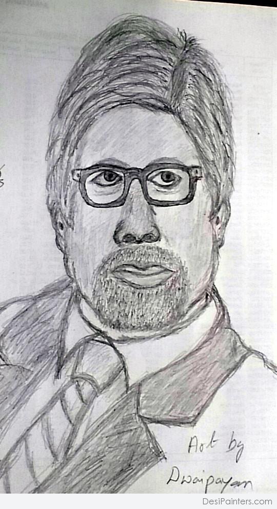 Tum log mujhe dhundh rahe ho aur main tumhara yaha intezaar kar raha hoon # amitabhbachchan #abhishekbachchan #deewar #pencilsketch #arti... | Instagram