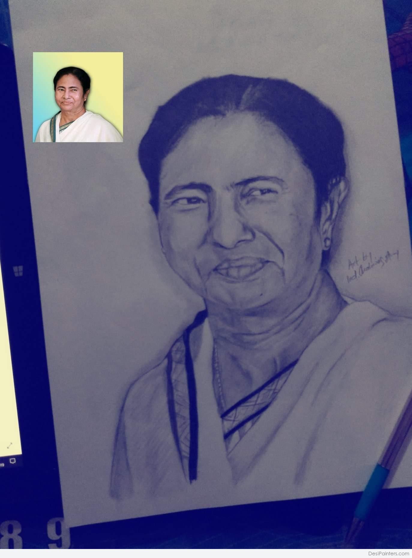 Social Humour: Mamata's painting draws hilarious reactions | India News -  Times of India