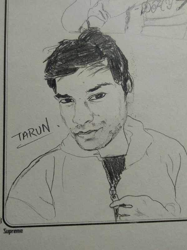 Self Portrait By Tarun Verma - DesiPainters.com