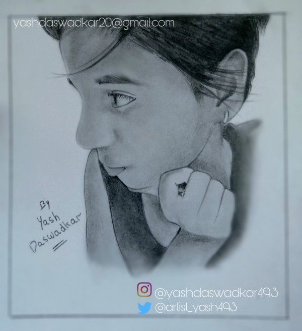 Pencil Sketch Of Krity Kajal By Yash Daswadkar