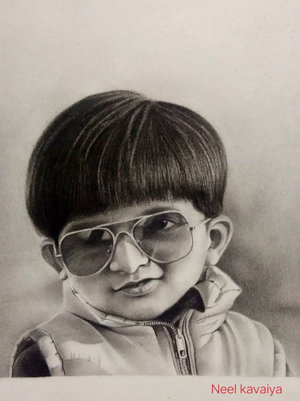 Wonderful Pencil Sketch Of Baby Boy