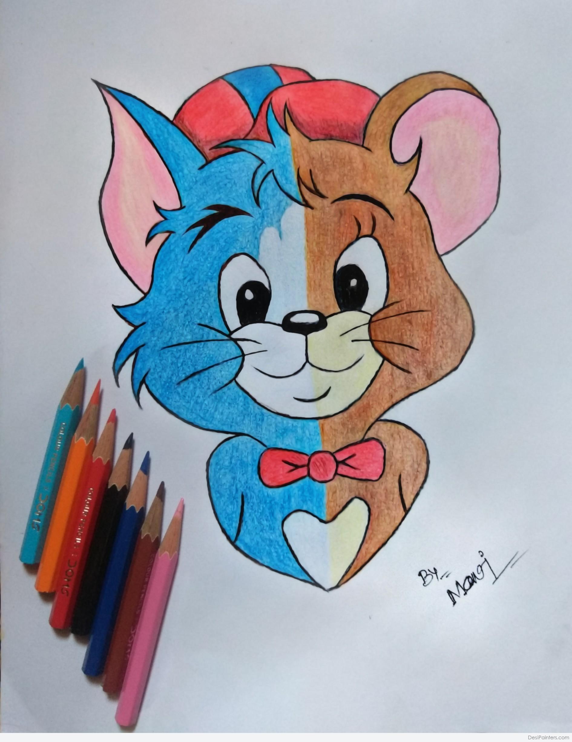 being__lola - Tom & Jerry ❤ . . . . . . . . . #sketches #tom #jerry  #cartoon #pencil #pencilsketch #charcoal #charcoaldrawing #shade #insta  #instagram #instapic #instagramers #instagood #art #artist  #artistsoninstagram #