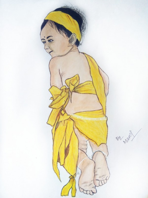 Beautiful Watercolor Painting Art By Manoj Kumar Naik - DesiPainters.com