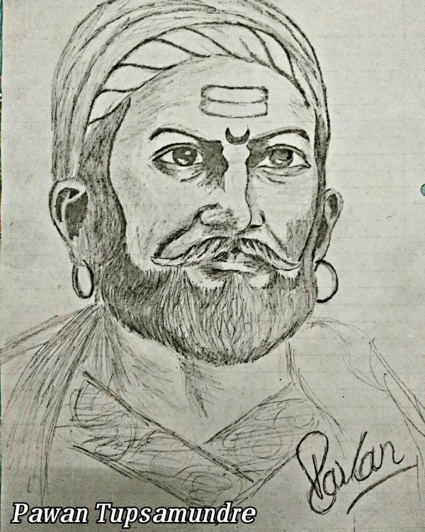 Chhatrapati Shivaji Maharaj Drawing || Shivaji Jayanti Drawing Easy || Step  By Step || Oil Pastel - YouTube | Arte