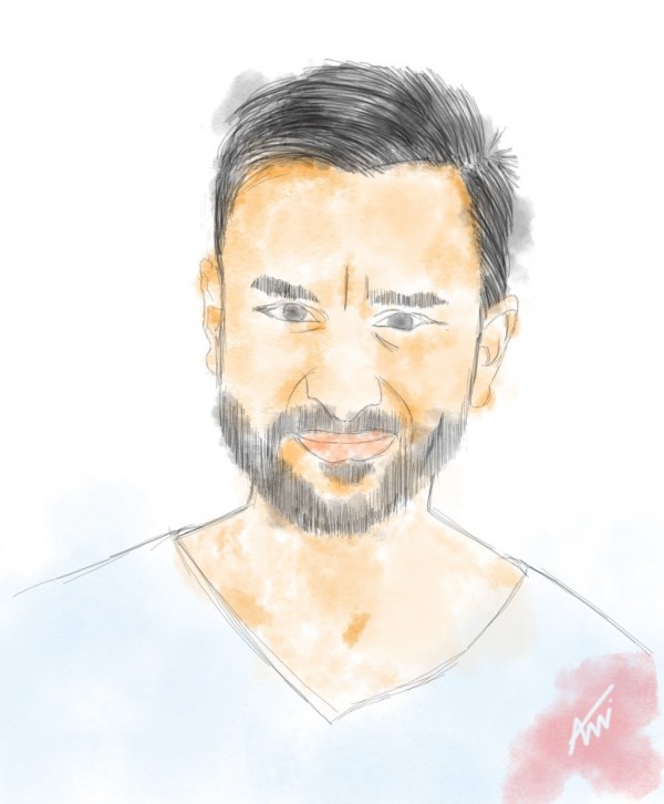 Perfect Digital Painting Of Saif Ali Khan - DesiPainters.com