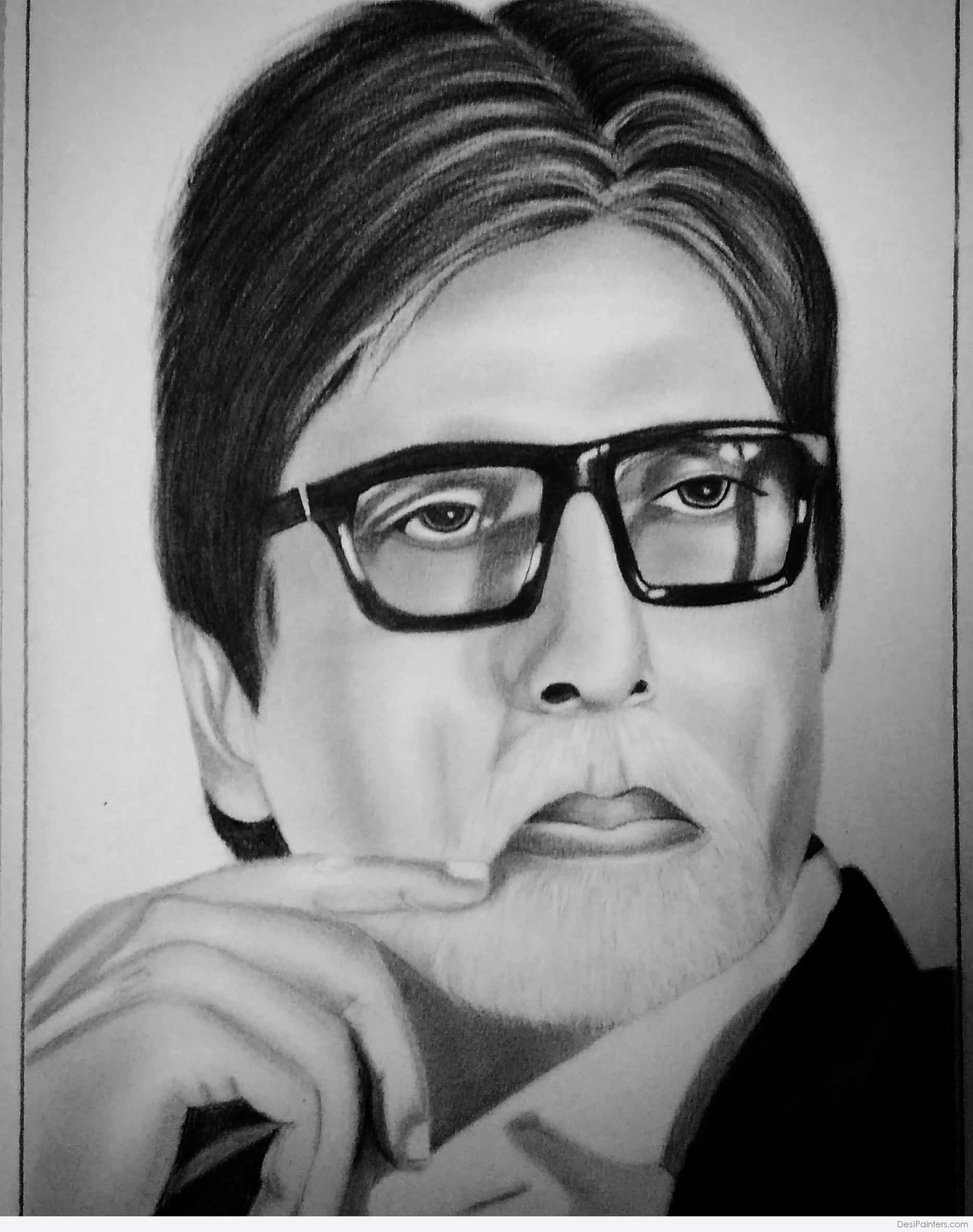 Sketch of Amitabh bachchan | Amitabh bachchan, Male sketch, Instagram  profile